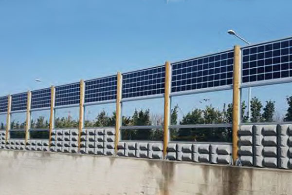 Solar Panels Intelligent Sound Barrier